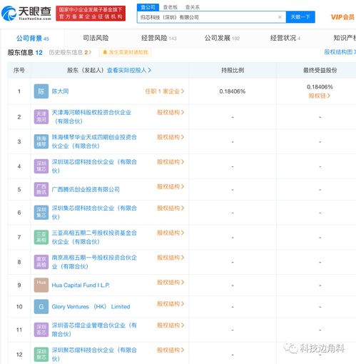 騰訊等資本注入深圳歸芯科技，科技與旅游融合項目策劃咨詢迎來新機(jī)遇